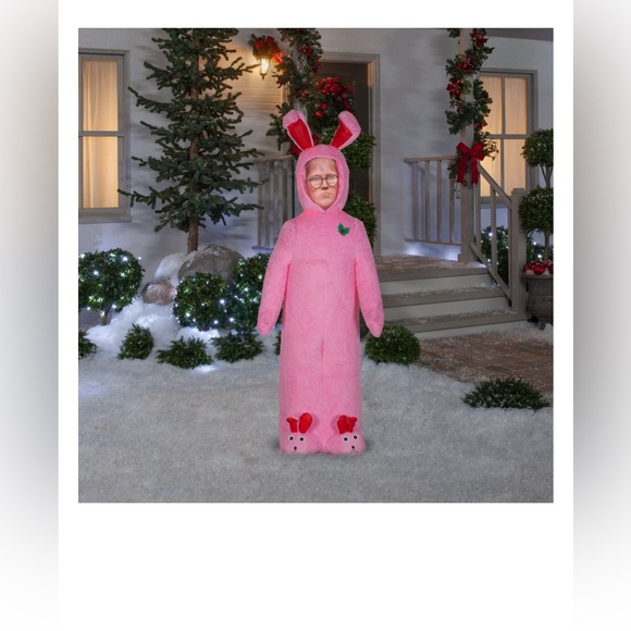 Gemmy Holiday Airblown Photorealistic Ralphie From The Movie